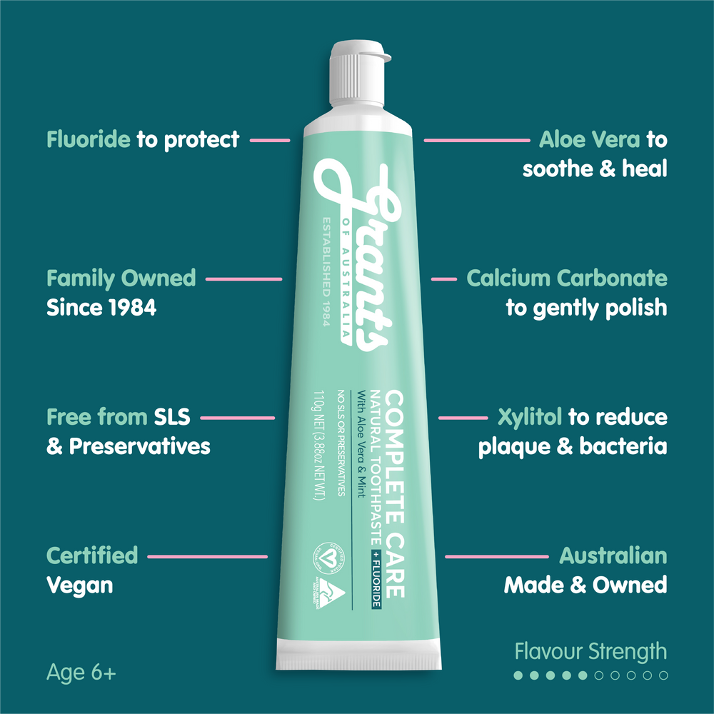 Complete Care with Fluoride Natural Toothpaste - 110g