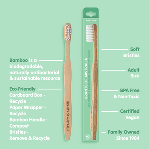 Adult Bamboo Toothbrush - Soft