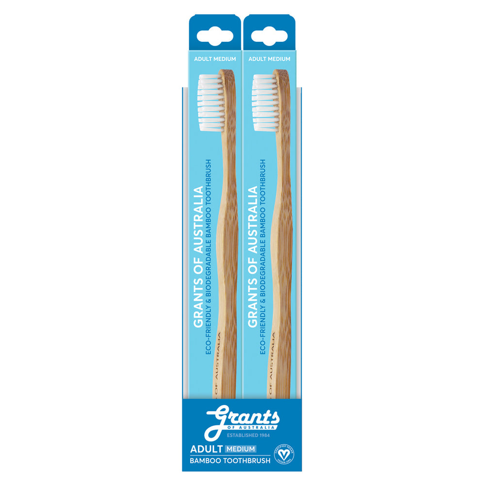 Bulk Buy Bamboo Toothbrushes - 12 Toothbrushes Save 15%