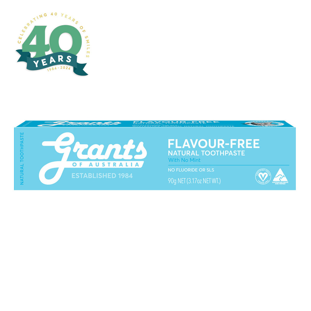 Flavour Free Natural Toothpaste - Fluoride Free - 90g