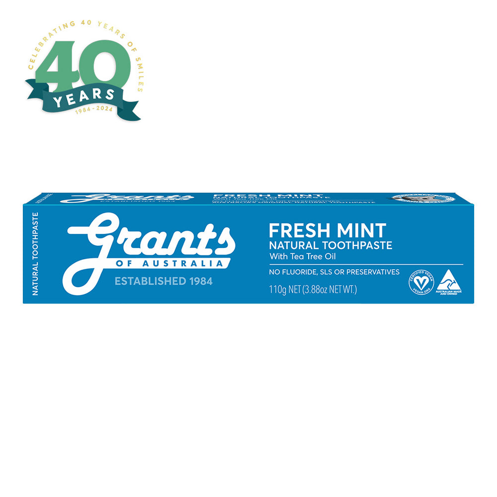 Fresh Mint Natural Toothpaste - Fluoride Free - 110g